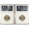 Image 2 : LOT OF ( 2 ) 1951-S JEFFERSON NICKELS, NGC MS-66