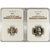 Image 1 : 1967 SMS ROOSEVELT DIME AND 1967 SMS WASHINGTON QUARTER, BOTH NGC MS-67!