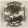 Image 2 : 1946-S WASHINGTON QUARTER MINT ERROR, NGC MS-65 CURVED CLIP, NICE!!