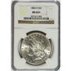 Image 1 : 1884-O MORGAN SILVER DOLLAR, NGC MS-65+  LOOKS MS-66