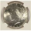 Image 2 : 1923 PEACE SILVER DOLLAR, NGC MS-66