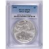 Image 1 : 2004 AMERICAN SILVER EAGLE, PCGS MS-70 PERFECT!