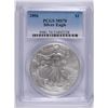 Image 1 : 2006 AMERICAN SILVER EAGLE, PCGS MS-70 PERFECT!
