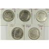 Image 1 : (5) 1923-S MONROE COMMEN HALF DOLLARS XF'S