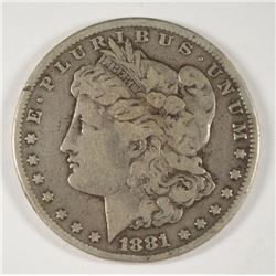 1881-CC MORGAN DOLLAR G/VG