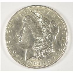 1903 MORGAN DOLLAR AU