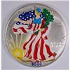 Image 1 : 2000 SILVER AMERICAN EAGLE (COLORIZED)