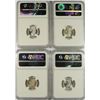 Image 2 : LOT OF ( 4 ) 1944 MERCURY DIMES, NGC MS-65