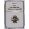 Image 1 : 1946-S ROOSEVELT DIME, NGC MS-67 FULL TORCH, GORGEOUS TONING