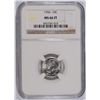 Image 1 : 1956 ROOSEVELT DIME, NGC MS-66 FULL TORCH