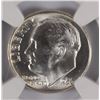 Image 2 : 1956 ROOSEVELT DIME, NGC MS-66 FULL TORCH