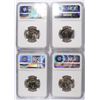 Image 2 : 1965 SMS, ( 2 ) 1966 SMS & 1967 SMS WASHINGTON QUARTERS, ALL NGC MS-66