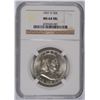 Image 1 : 1957-D FRANKLIN HALF DOLLAR, NGC MS-64 FBL