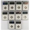 Image 2 : LOT OF ( 10 ) 1956 ROOSEVELT DIMES, NGC MS-66