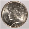 Image 2 : 1922-S PEACE SILVER DOLLAR,PCI MS-65 GEM RARE!