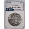 Image 1 : 1934-S PEACE SILVER DOLLAR, PCI MS-64 WHITE!