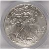 Image 2 : 2005 AMERICAN SILVER EAGLE, PCGS MS-70 RARE LISTS IN PCGS PRICE GUIDE AT $700.00