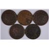 Image 1 : (5) 1848 LARGE CENTS