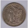 Image 1 : 1868 THREE CENT NICKEL AU