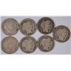 Image 1 : (7) BARBER DIMES (07, 10, 11, 12, 14, 14-D, 16)