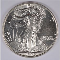 1945 WALKING LIBERTY HALF DOLLAR CH BU