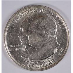 1923-S MONROE COMMEN HALF DOLLAR AU
