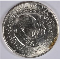 1954-S WASHINGTON/CARVER COMMEN HALF DOLLAR BU
