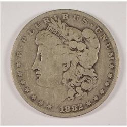 1882-O/S MORGAN DOLLAR VG