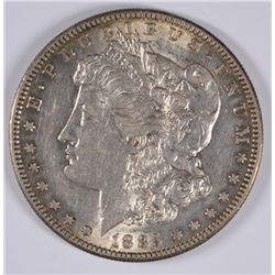 1885-S MORGAN DOLLAR AU-55