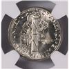 Image 3 : 1944-D MERCURY DIME NGC MS-66 FB