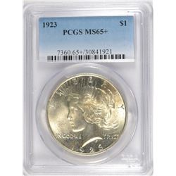 1923 PEACE DOLLAR PCGS MS-65+