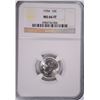 Image 1 : 1954 ROOSEVELT DIME, NGC MS-66 FULL TORCH