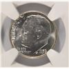 Image 2 : 1959 ROOSEVELT DIME, NGC MS-66 FULL TORCH!