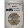 Image 1 : 1886 MORGAN SILVER DOLLAR, PCI MS-65 GEM WHITE!