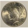 Image 2 : 1922 PEACE SILVER DOLLAR, PCI MS-65 GEM WHITE COIN