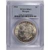 Image 1 : 1921 MORGAN DOLLAR PCGS MS-63