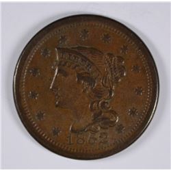 1852 LARGE CENT VF/XF