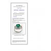 Image 4 : Y.DIAMOND 0.56CT / EMERALD 2.76CT, 14K W/G RING 6.54GRAM / DIAMOND RD 0.58CT