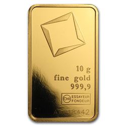 10 gram Gold Bar (Secondary Market) .999+ Fine