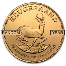 1 oz Gold South African Krugerrand - Random Year