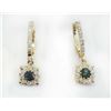 Image 1 : ALEXANDRITE RD 0.42CT,  14K Y/G EARRING 3.17GRAM / DIAMOND RD0.53CT