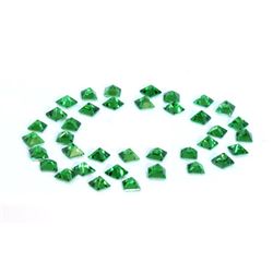 14.22 ct Tsavorite Square 37Pcs (4.0mm)