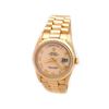 36mm Gents Rolex 18k Yellow Gold Oyster Perpetual Daydate Watch. Ivory Dial. 18k Yellow Gold Fluted 