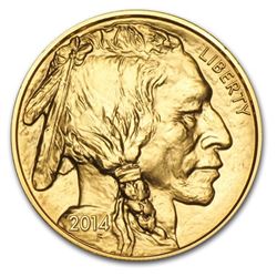 2014 1 oz Gold Buffalo BU