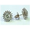 Image 2 : Diamond Round 1.74 ctw  Earring 18Kt White Gold 3.40 gr