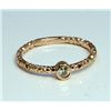 Image 1 : Diamond 0.17 ct Ring 14Kt Rose Gold 1.87 gr
