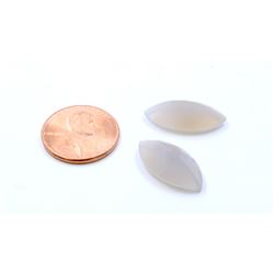 14 ct & up Chalcedony Loose Stone (14.01) 2Pcs