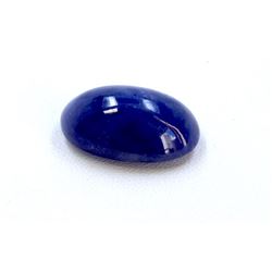 24 ct & up Cabuchon Tanzanite Oval Shaped Loose Stone (24.70)