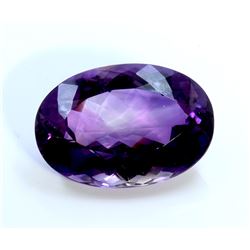 32 ct & up Amethyst Oval Shaped ctw 32.74