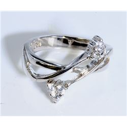 Sterling Silver .925 Zircon Ring